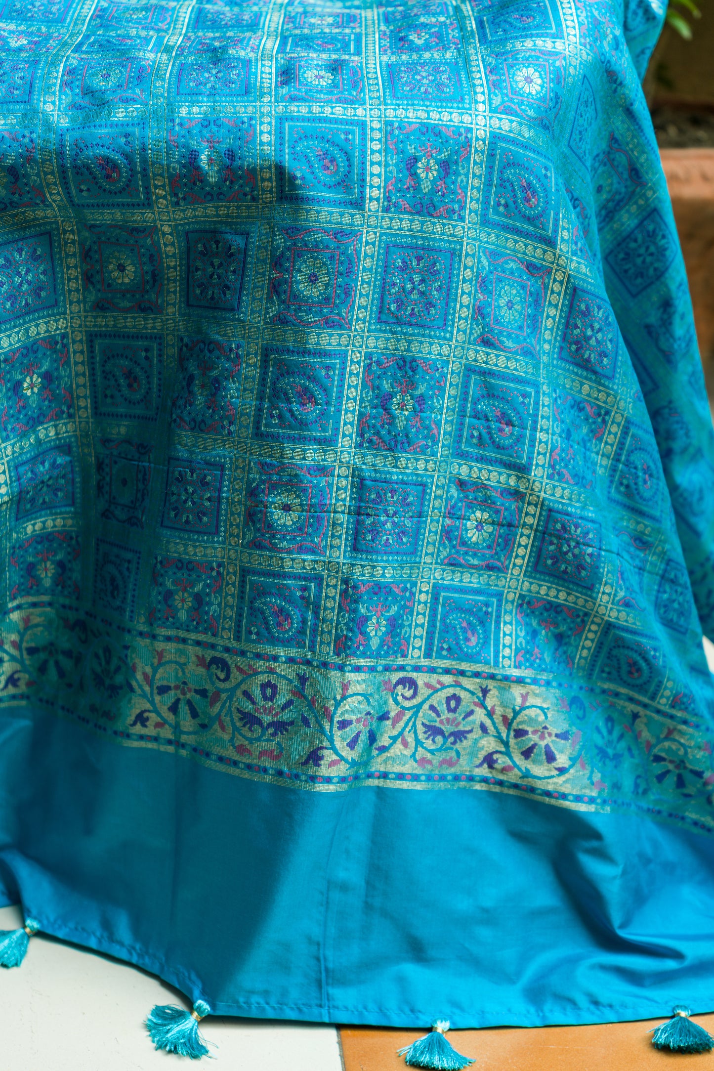 Jamawar Silk Dupatta