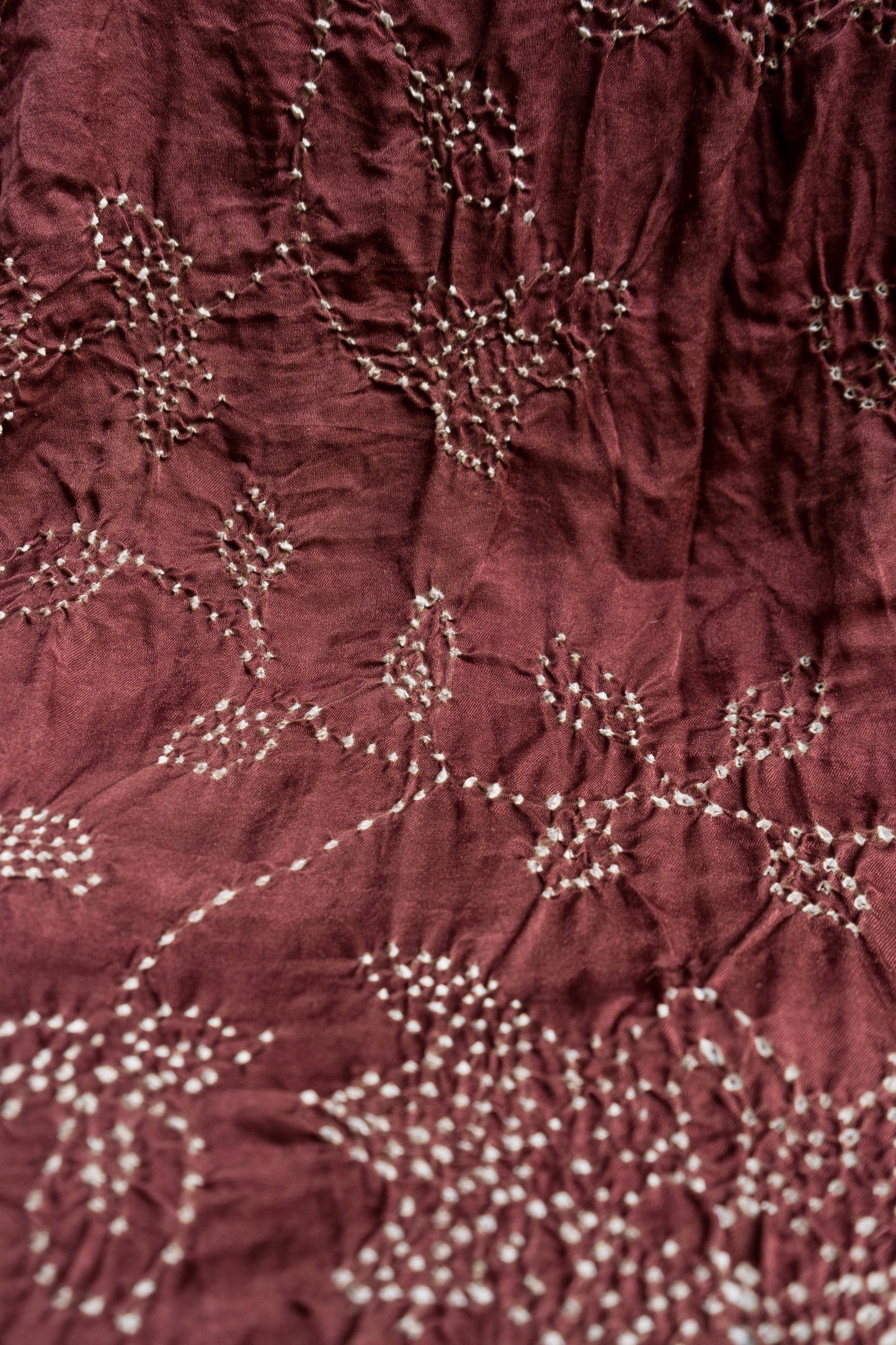 Gajji Rai Dana Dark Brown Bandhej Dupatta