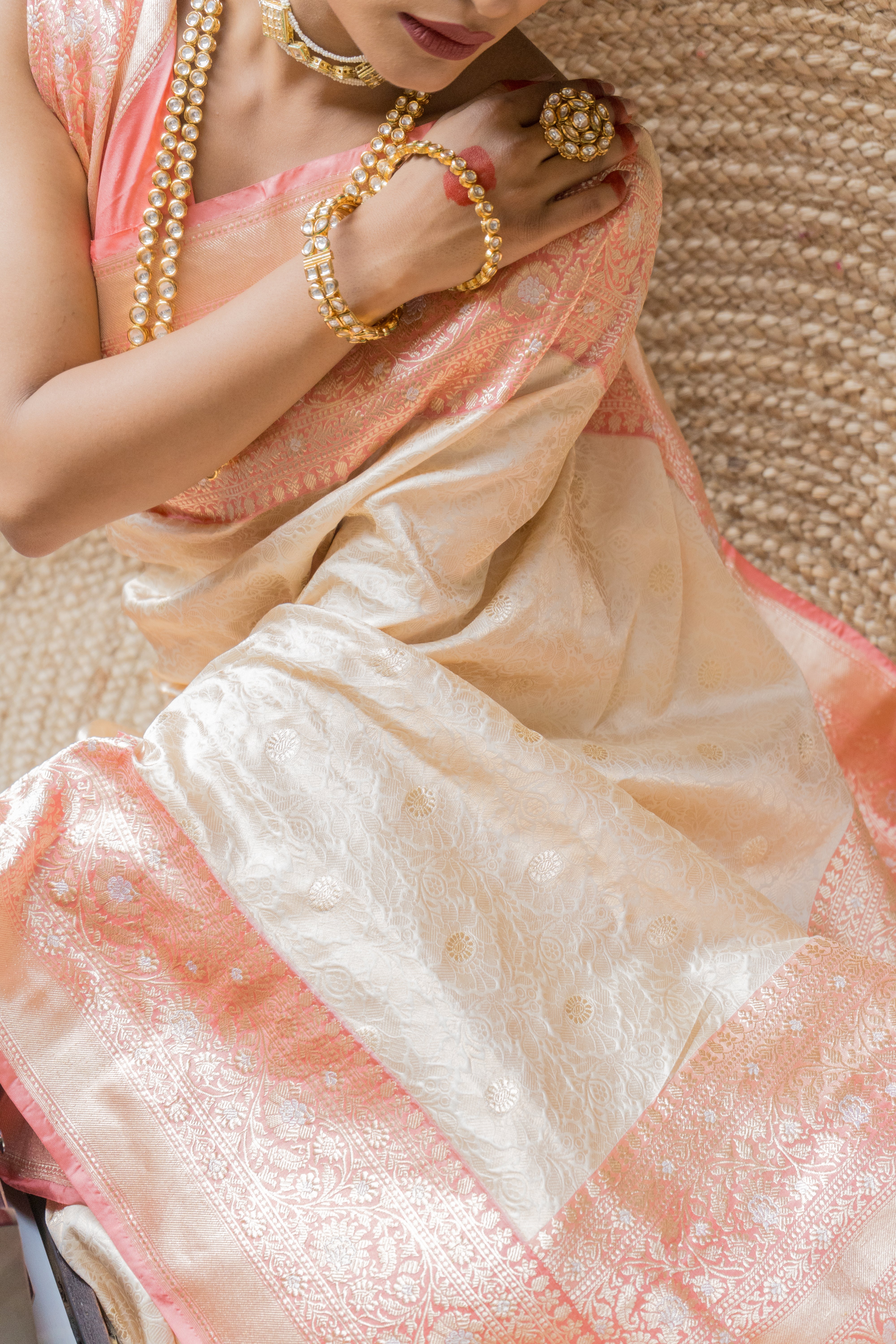 Buy Bridal Banarasi Saree Online at Umay Benaras